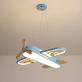 Plafoniera a LED per cameretta dei bambini a forma di aeroplano, lampada a sospensione LumaPlane dimmerabile con telecomando
