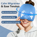 Chill Eye Mask And Gel Cap Set For Restful Sleep Comfort