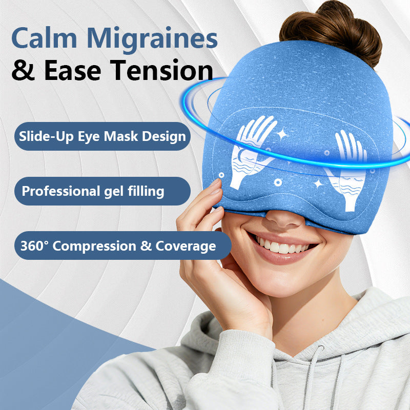 Chill Eye Mask And Gel Cap Set For Restful Sleep Comfort