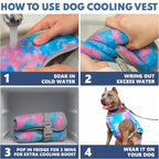 Breathable Canine Cooling Vest With UV Protection For All Breeds S-XXL