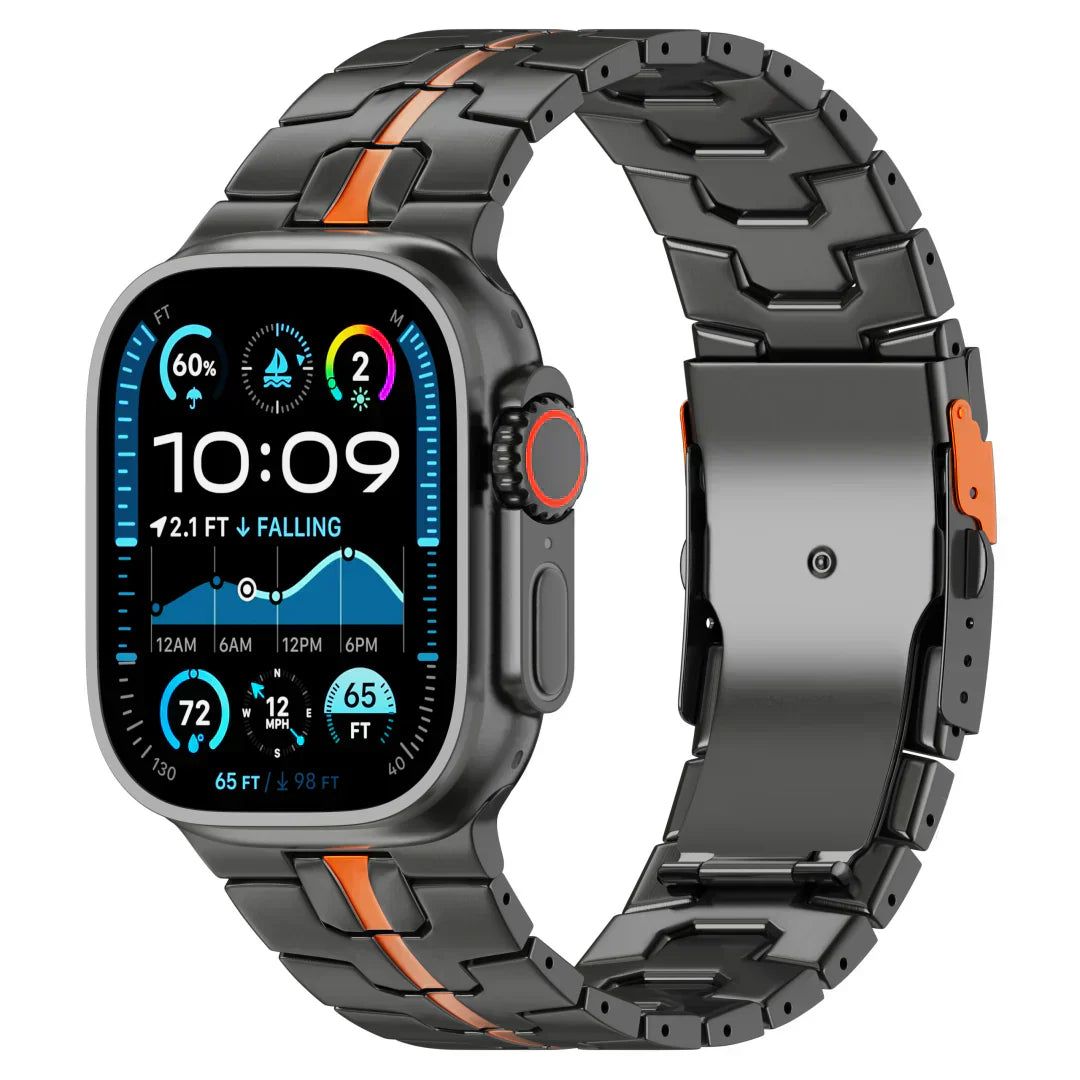 Apple Watch Titanium Band, Aurex Grade 2 Titanium, Lightweight 62g