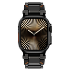 Řemínek Apple Watch, titanový řemínek Auridan s nastavitelným zapínáním