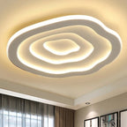 Lampada da soffitto ondulata in acrilico, luce LED bianco caldo AureliaWave