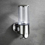 Wall Mounted Soap Dispenser | SudsStation Bathroom Organizer | Stainless Steel & ABS | 16.9 fl oz | Set of 1–3