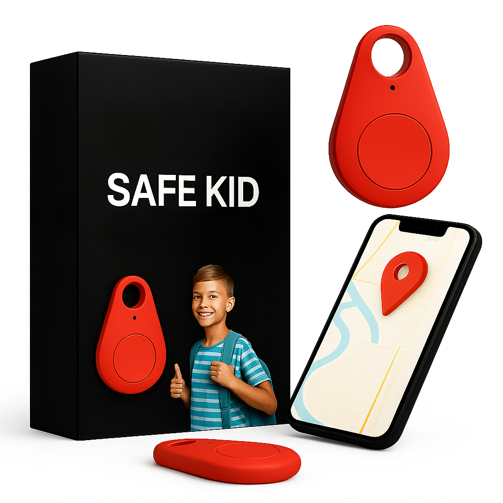 KidiSafe waterdichte gps-tracker voor kinderen, live locatie en SOS-melding