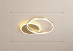 LunaRing Flydende Ring LED Loftslampe, Guld eller Hvid, Fjernbetjent Dæmpbar