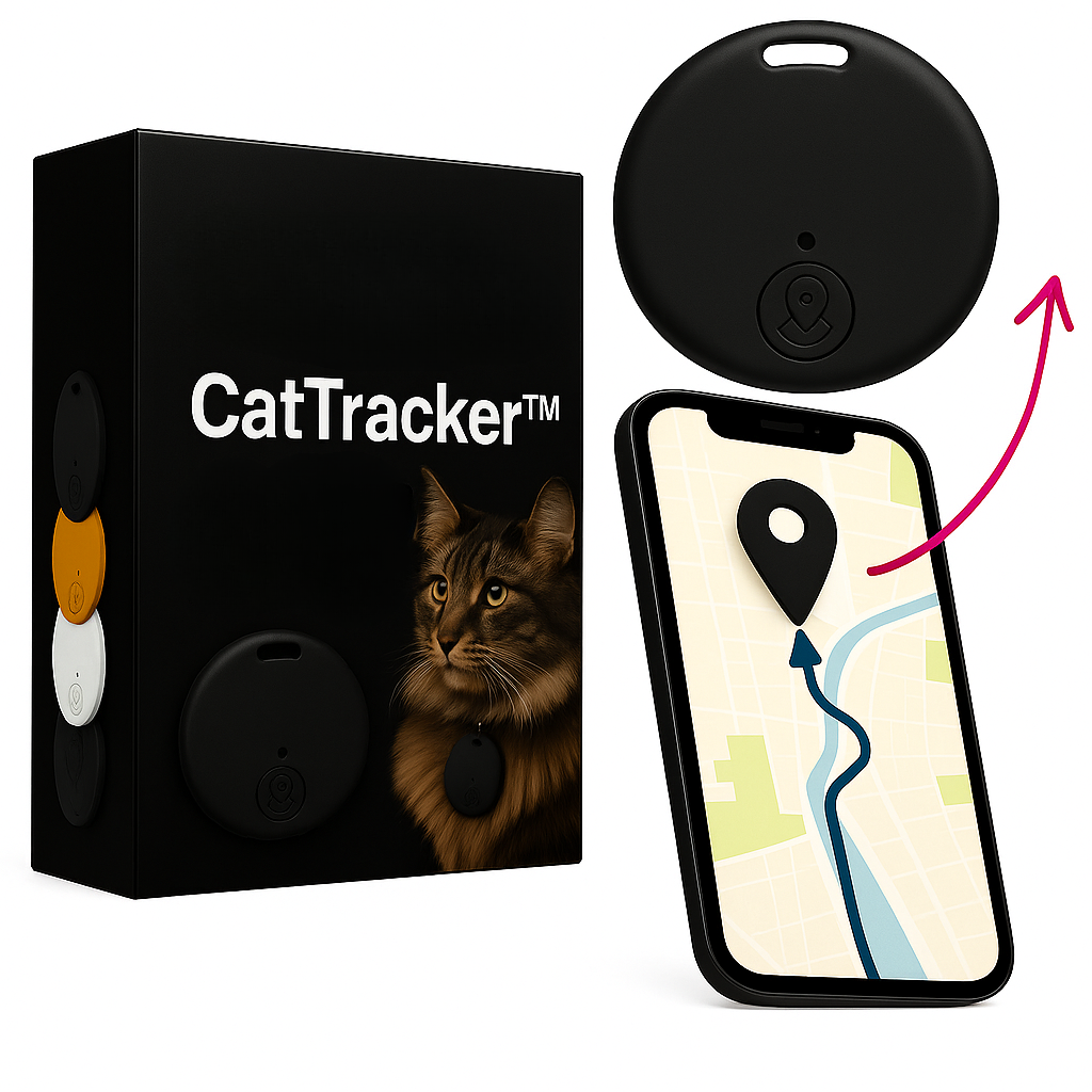 Traceur GPS étanche PawTrail pour chat, suivi de localisation en temps réel