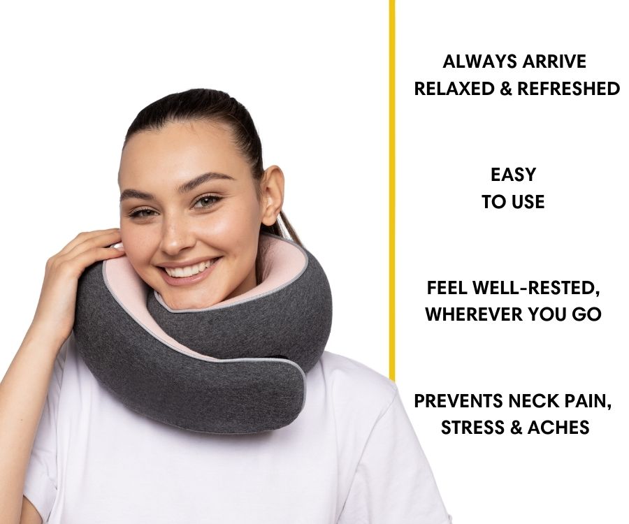 Memory Foam Travel Neck Pillow | Fioriscas