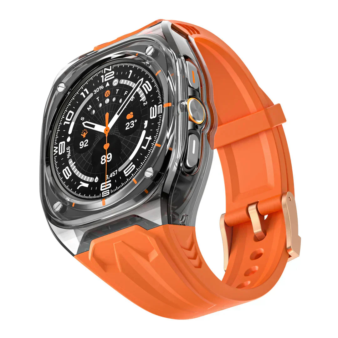 Pouzdro a řemínek Samsung Galaxy Watch Ultra, sada Lumeo Retrofit, 47 mm