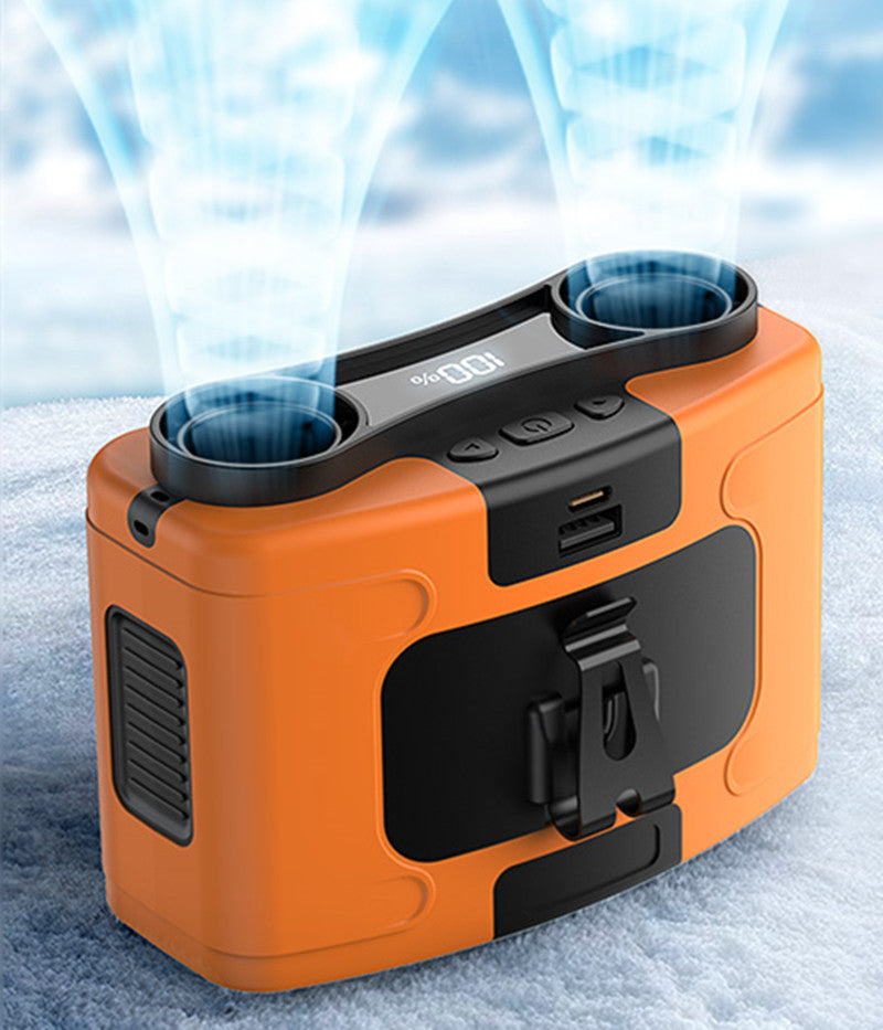 Portable Waist-Mounted Cooling Fan
