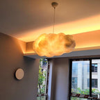 Lampada a sospensione, paralume bianco in acrilico a forma di nuvola, LED integrato, LumaCloud