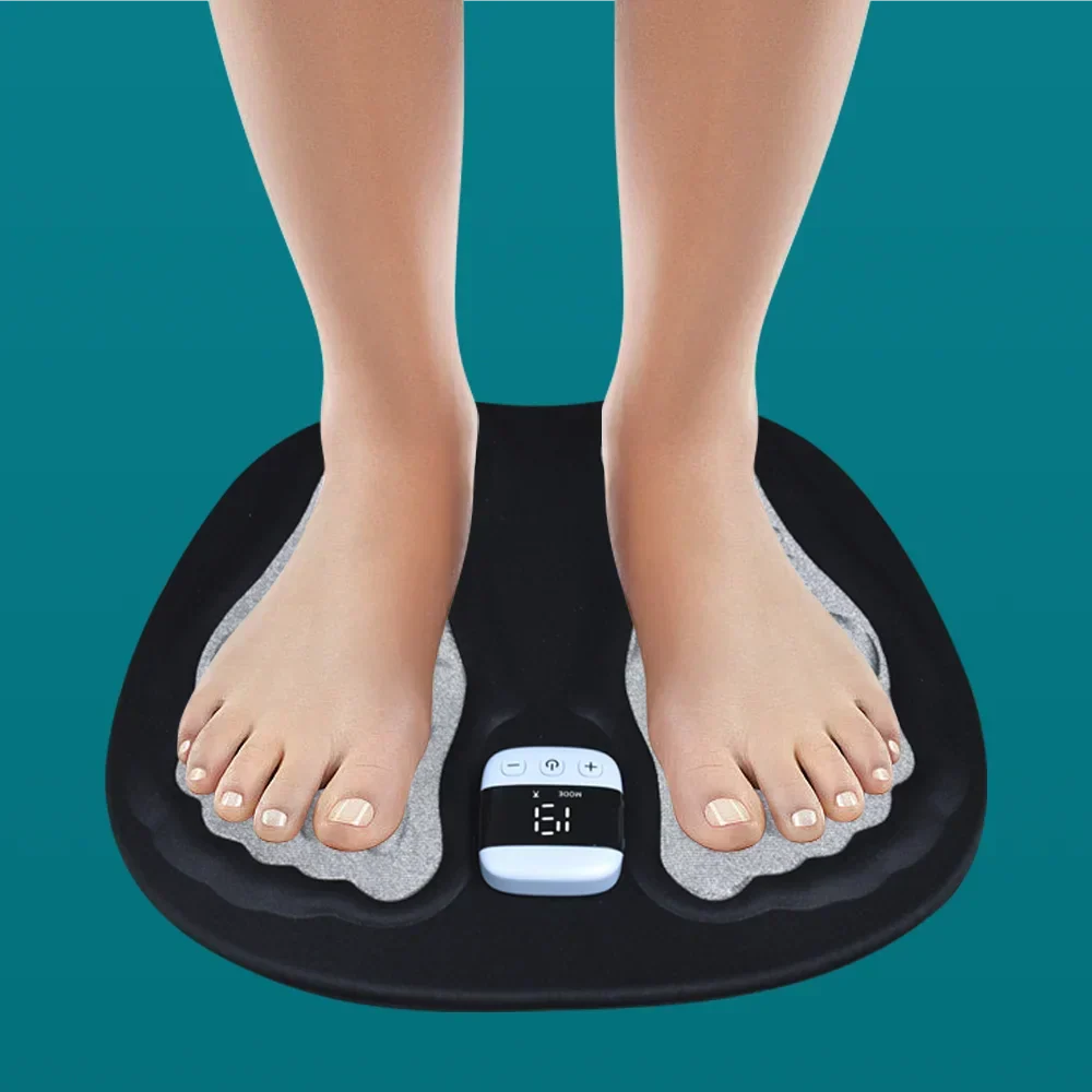 Coussin plantaire EMS à brancher pour soulager quotidiennement la fatigue des jambes, les pieds gonflés et la mauvaise circulation | Fioriscas