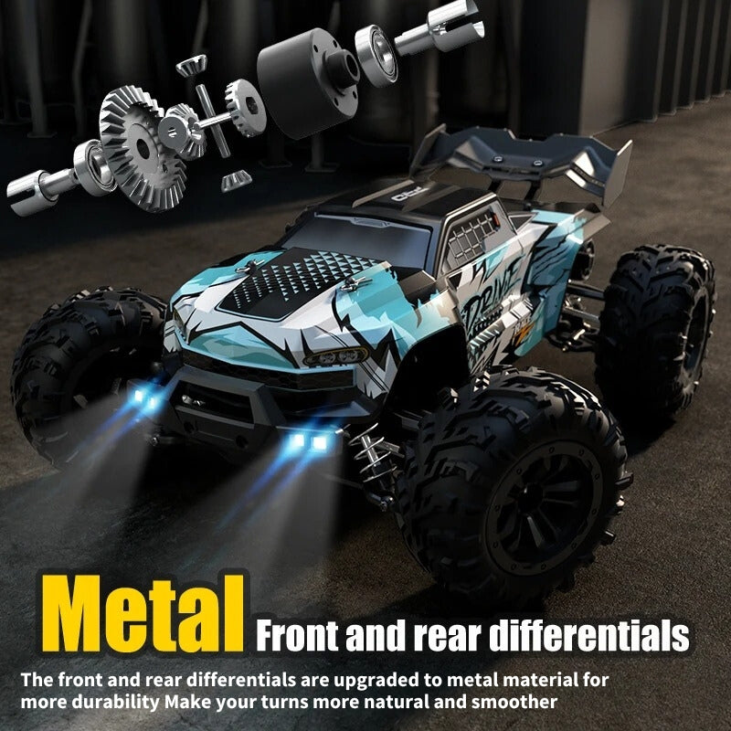 StormRift 4WD RC Truck, 1:16 Scale, Off-Road With LED Night Remote