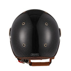 Kask motocyklowy z włókna węglowego, z certyfikatem CE, lekki