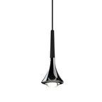 LumenAria Nordic Metal Pendant Light With A Water-Drop Silhouette For Stairs