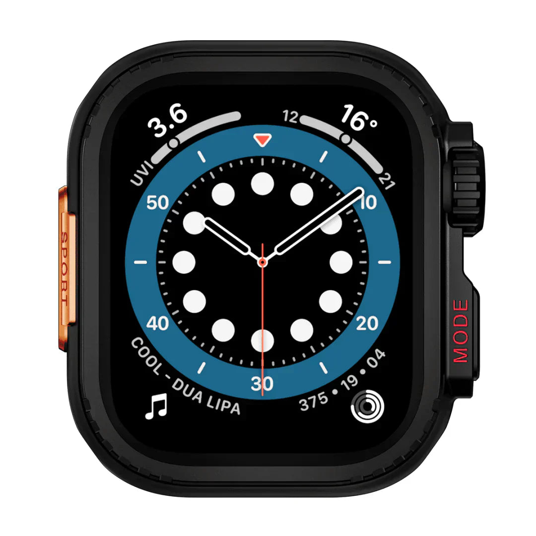 Apple Watch-etui i aluminium, AeroGuard robust beskyttelsesskal