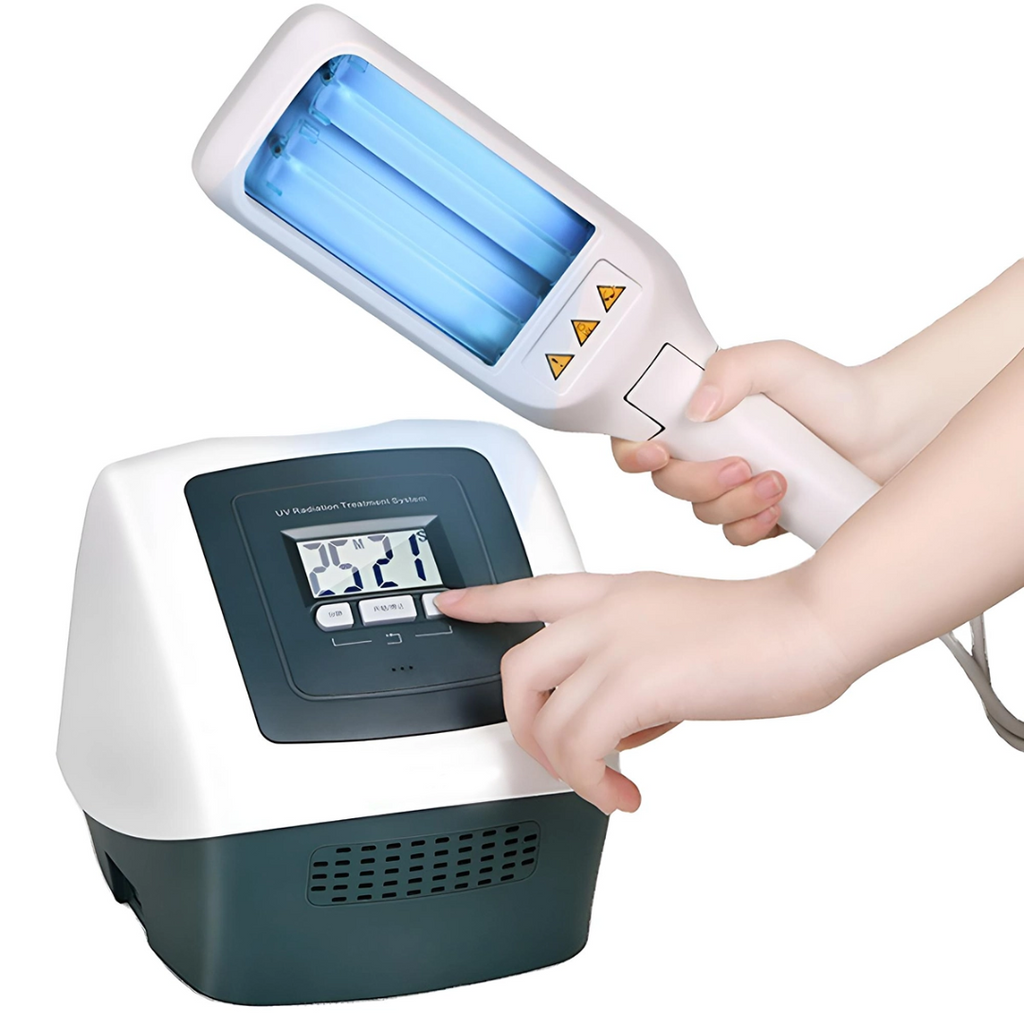 NovaLux UVB-fototerapilampe til vitiligo, psoriasis og eksem