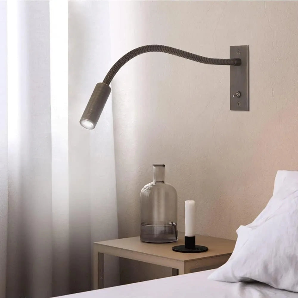 Justerbar LED-væglampe til læsning, NexaLux-spotlampe væglampe