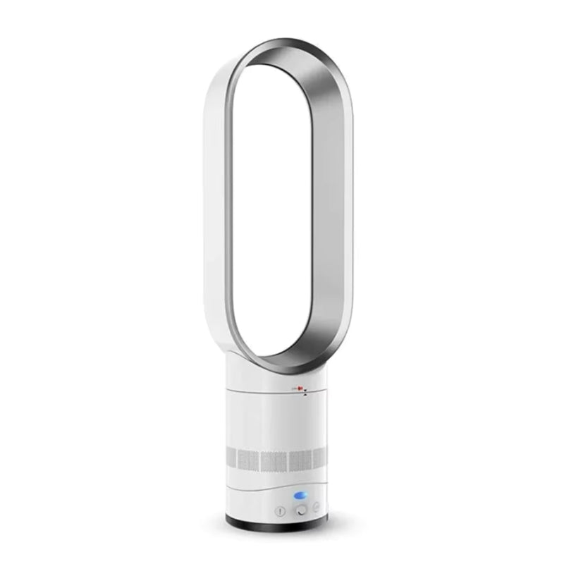 Ventilatore a torre AeroLuxe, senza pale, 2-in-1 caldo e freddo, argento o oro