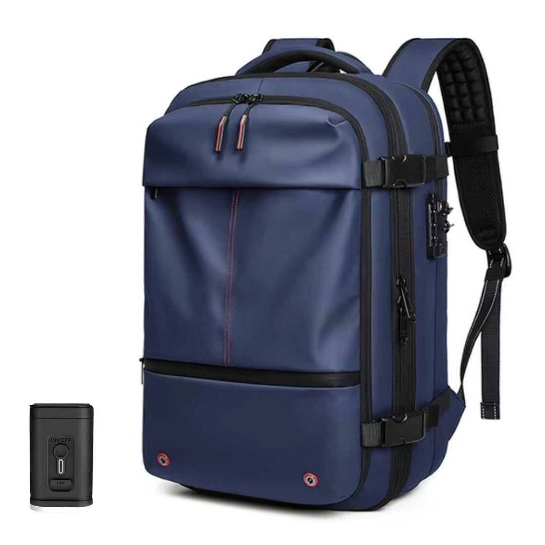 QuantaPack Vacuum-Compression Travel Backpack, Expands To 60L