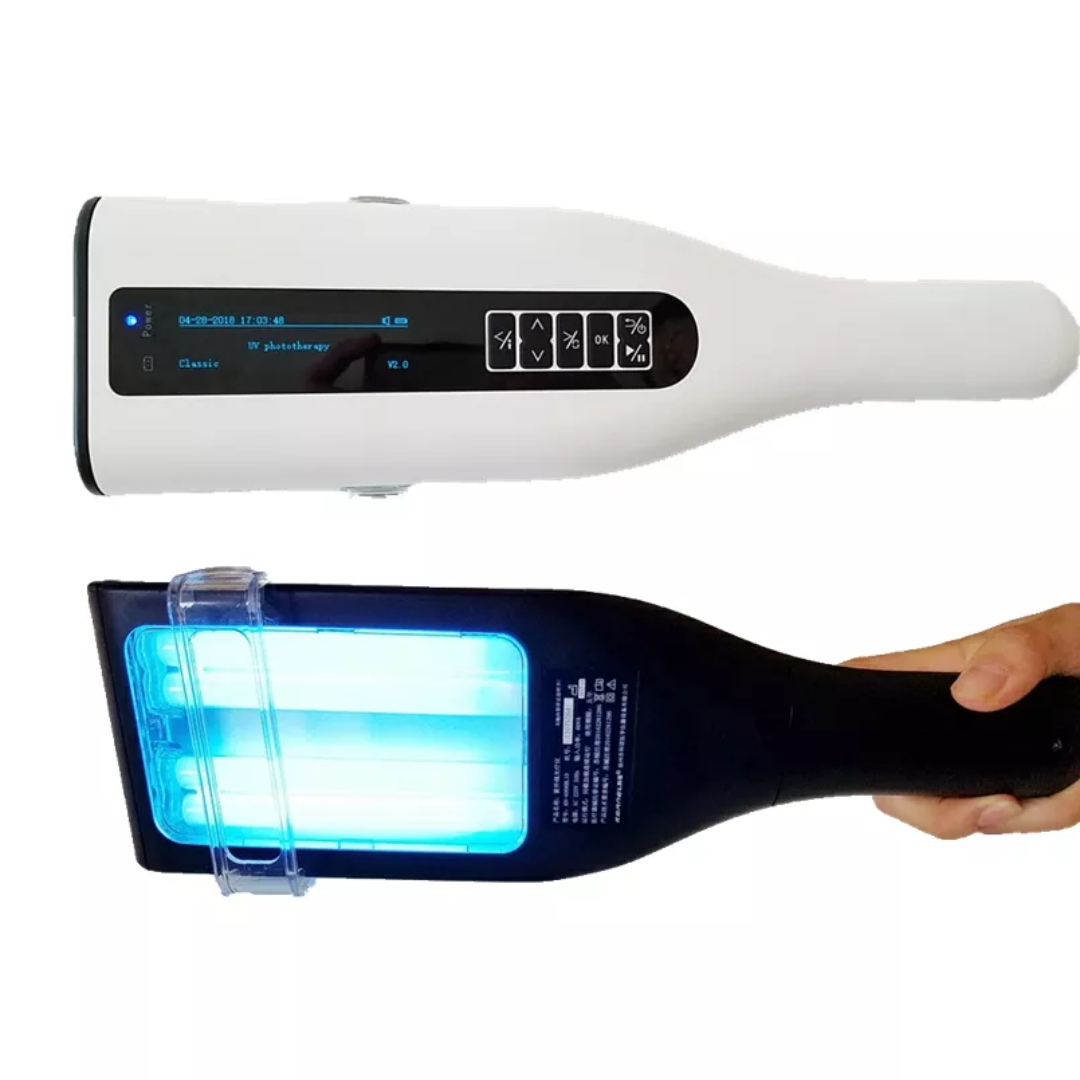 Přenosná UVB lampa DermaLuma pro každodenní domácí použití