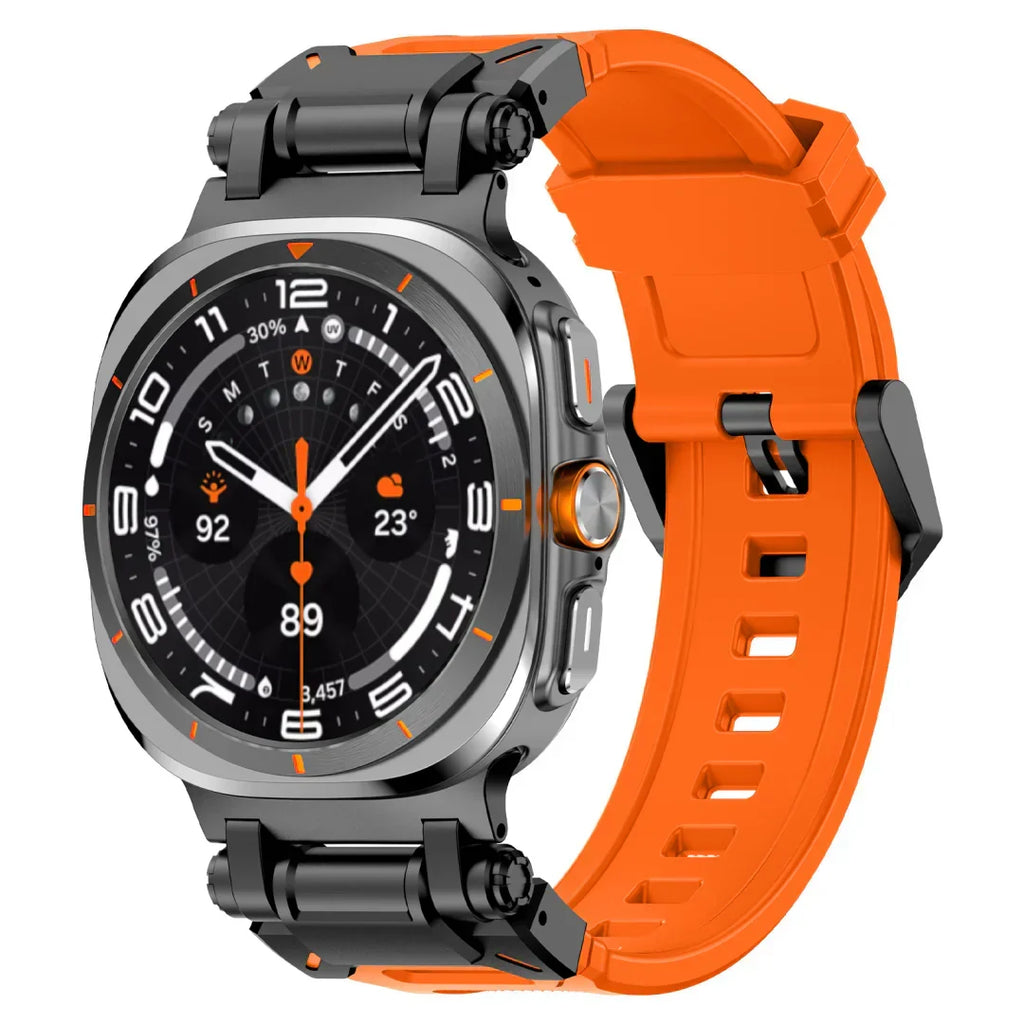 Pulseira de Relógio em Silicone Explorer para Samsung Galaxy Watch Ultra | Fioriscas