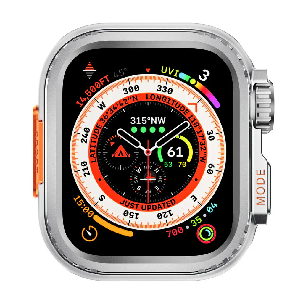 Apple Watch-etui i aluminium, AeroGuard robust beskyttelsesskal