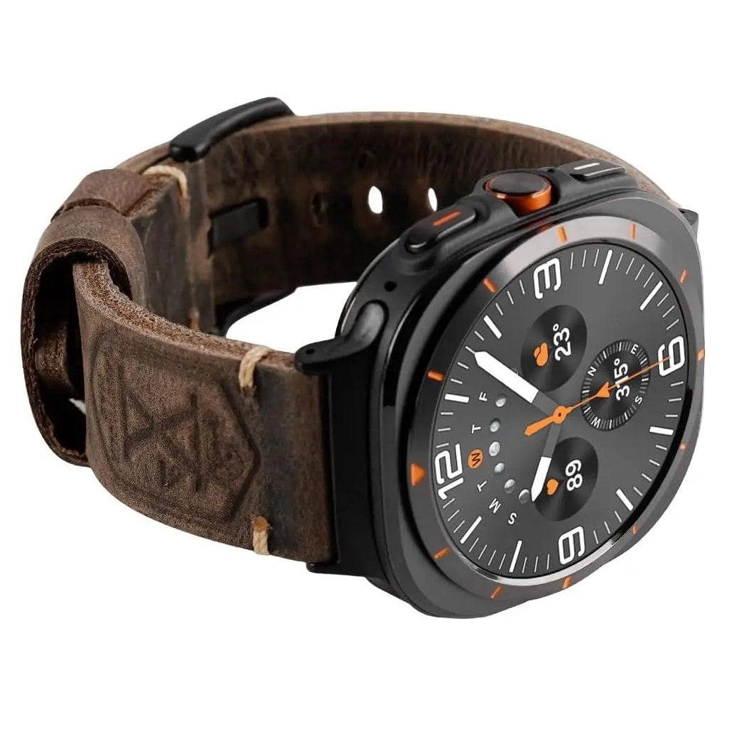 רצועת עור מלא של Brookmere עבור Samsung Galaxy Watch Ultra 47 מ״מ