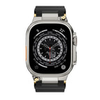 Apple Watch -ranneke, ArloGear-ventiloitu silikoniranneke teräksisellä soljella