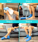 Enfile-chaussettes Sock Aid Pro de SockEase, facile à utiliser pour les seniors et la récupération | Fioriscas