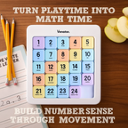Portable Educational Number Puzzle for Focus, Logic, and Early Math Skills | Fioriscas