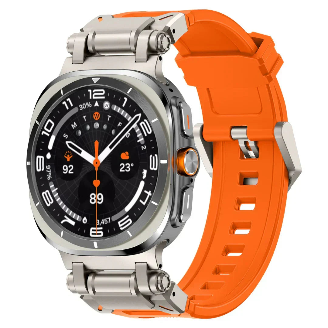 Pulseira de Relógio em Silicone Explorer para Samsung Galaxy Watch Ultra | Fioriscas