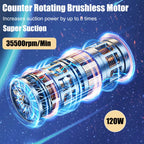 Cordless Car Vacuum With 95000Pa Suction For Drivers | Fioriscas