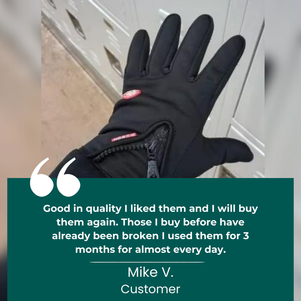 Winddichte thermische touchscreenhandschoenen voor golf en fietsen