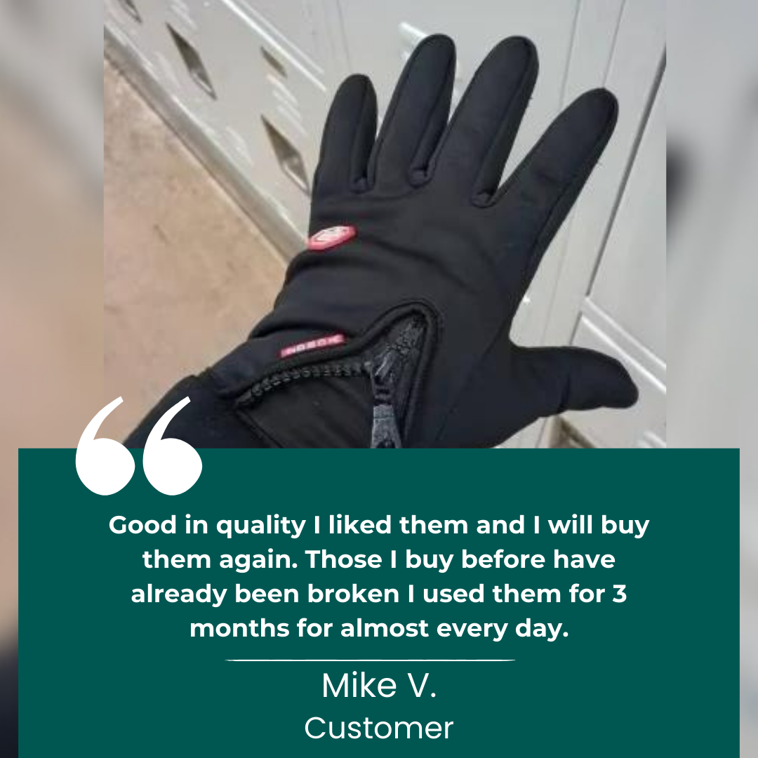 Winddichte thermische touchscreenhandschoenen voor golf en fietsen