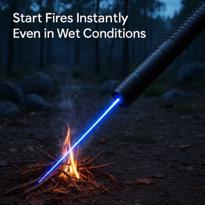 Laser-Taschenlampe, wasserdichte AeroForge Pro Feuerstarter-Fackel fürs Camping