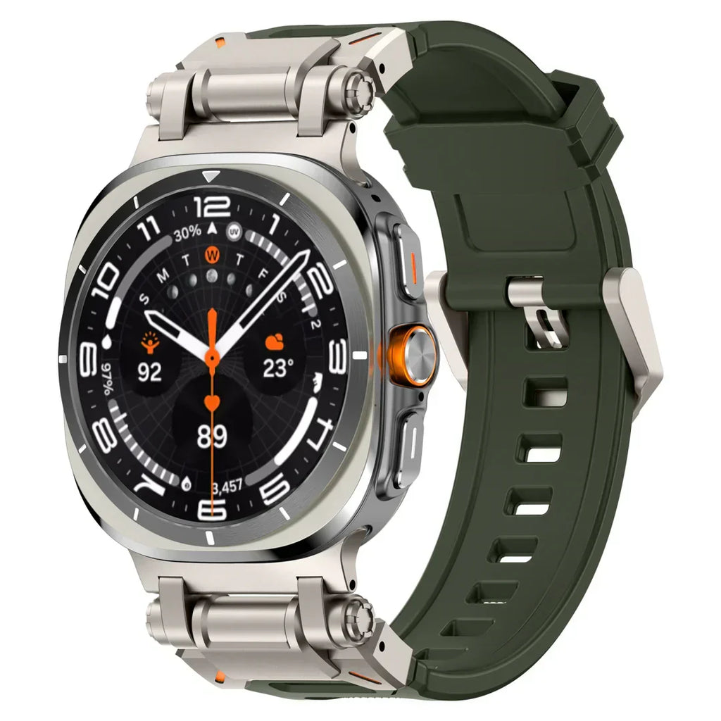 Pulseira de Relógio em Silicone Explorer para Samsung Galaxy Watch Ultra | Fioriscas