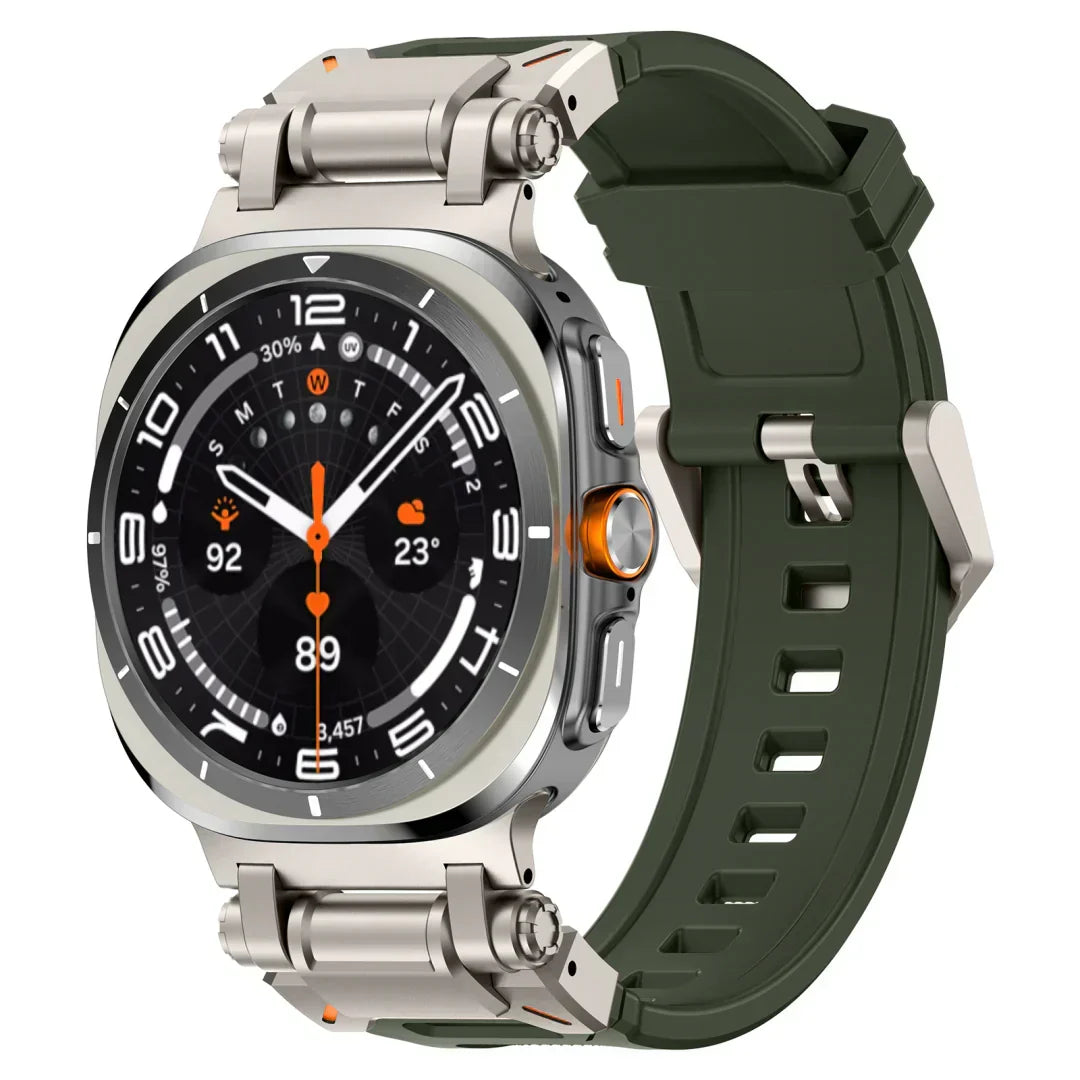 Pulseira de Relógio em Silicone Explorer para Samsung Galaxy Watch Ultra | Fioriscas