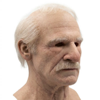 Creepy Old Man Mask – Realistic Latex Halloween Mask for Adults