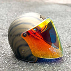 BKS65 Vintage Rider Visor With Anti Fog UV Proof Polycarbonate | Fioriscas