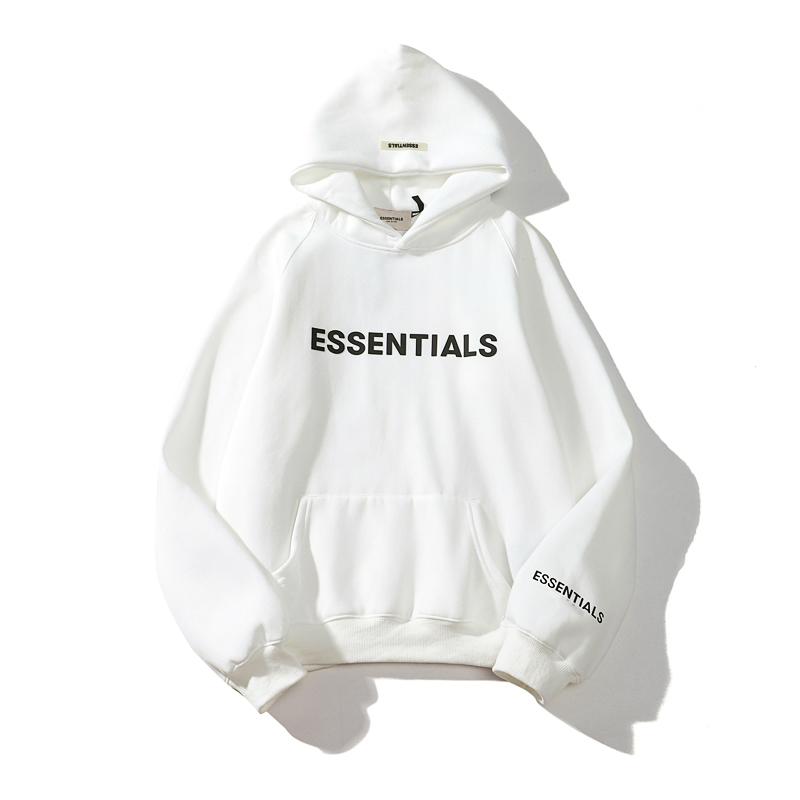 Essentials | Fear of God | Vetoketjullinen huppari kengurutaskulla