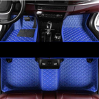 Car & SUV Floor Mats, Vegan Leather with Memory Foam Cushioning