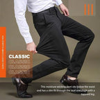 Herrbyxor med slitstark stretch, klassisk vardagsmodell