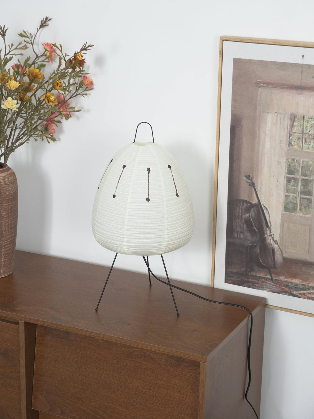 Shiori Glow Handmade Mulberry Paper Table Lamp Inspired By Japanese Lanterns