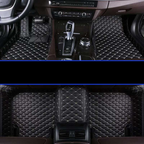 Car & SUV Floor Mats, Vegan Leather with Memory Foam Cushioning