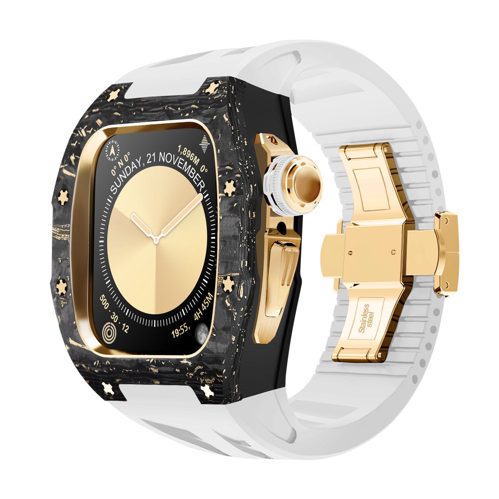 Carbon Fiber Titanium Retrofit Case, NovaCarb S10 Apple Watch Kit