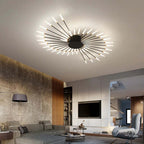 Asterra Albina Metal- og akryl-loftlampe til planmontering, 12 W til 42 W LED