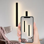 Applique murale noire élégante, luminaire LED Nyx pour murs extérieurs
