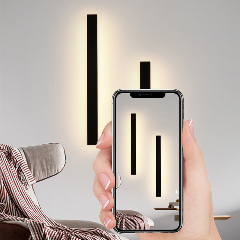 Applique murale noire élégante, luminaire LED Nyx pour murs extérieurs