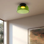 Håndlavet loftslampe i glas, Lumenweave nordisk design med flere niveauer